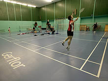 Hotel and Leisure Court Flooring work by West Lancashire Flooring